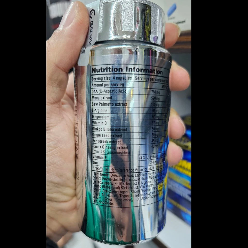 تست بوستر تی-مکس گالوانایز کروم (Galvanize Chrome T-MAX Natural Testosterone Booster)