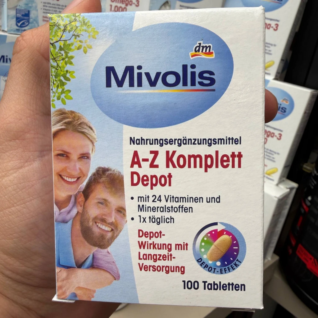قرص مولتی ویتامین A-Z کامپلت دپو 100 عددی میوولیس (Mivolis A-Z Komplett Depot)