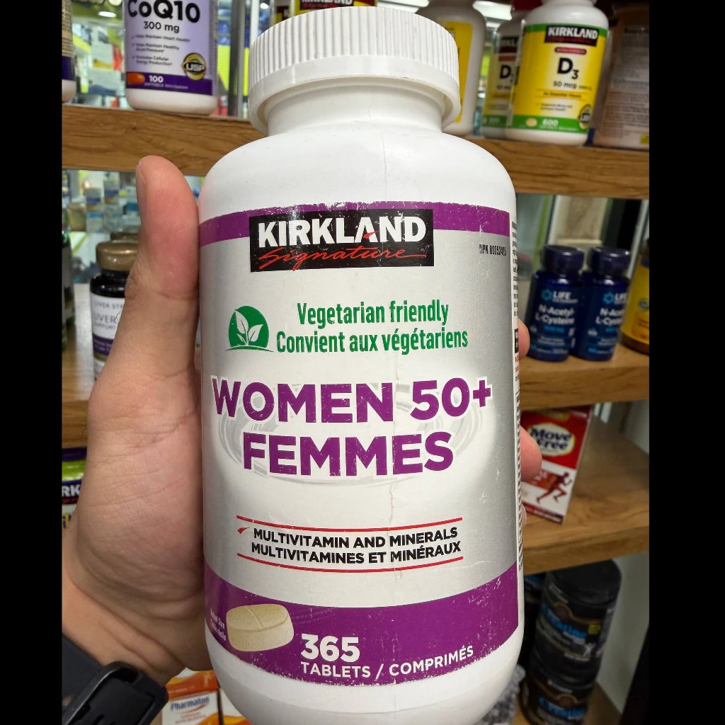 مولتی ویتامین و مینرال مخصوص بانوان بالای 50 سال کرکلند سیگنچر (365 عددی)