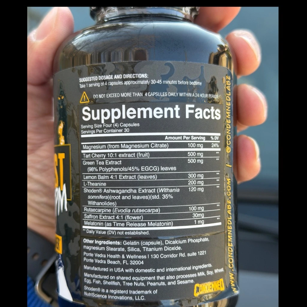 چربی سوز شبانه آرسینیست پی ام کندمد لبز | Condemned Labz ARSYNIST PM Sleep Aid Fat Burner